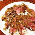 ハニマモ's cooksnap of when they made 再現レシピ！シャリアピンステーキ丼.