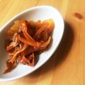 Mokainnyc's cooksnap of when they made とまらない！おつまみスルメキムチ.