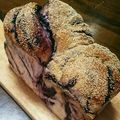 ameうめ's cooksnap of when they made 折込シートdeダブル三つ編みパンの作り方.