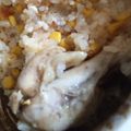 そうぱる's cooksnap of when they made コーンとトマト丸ごとチキンごはん.