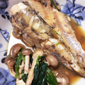 あたむ❤189's cooksnap of when they made 黒むつとまいたけの煮物.
