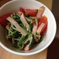 みどりのかっぱ's cooksnap of when they made 大量消費！茹で水菜のサラダ.