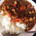 yanagamo's cooksnap of when they made 満腹おかわり！我が家のキーマカレー.