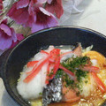 キョク's cooksnap of when they made 鮭のとろろ蒸し。.