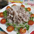 rie-tin's cooksnap of when they made お肉が美味しい冷しゃぶサラダ。.