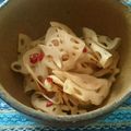 ちこりてはうだい's cooksnap of when they made れんこんのきんぴら♪.
