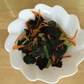 書セラピスト流香's cooksnap of when they made 小松菜とにんじんの海苔和え.