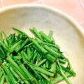なつみみずく's cooksnap of when they made モロヘイヤの茎のスパイシーきんぴら.
