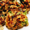 クック9I226W☆'s cooksnap of when they made 簡単！お弁当に小松菜と鶏挽肉の松風焼き.