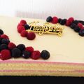 りきりきちゃん's cooksnap of when they made オペラ風♪ベリーとホワイトチョコのケーキ.