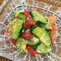 ぽんた番長's cooksnap of when they made キュウリとトマトのごま酢味噌和え.