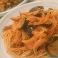 しーちきん♡'s cooksnap of when they made ツナとなすと玉ねぎのナポリタン.