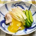 Haru Haru's cooksnap of when they made ゆで豚にツンとした辛子酢味噌をかけて.