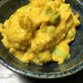 mameaki's cooksnap of when they made 簡単～♪かぼちゃと枝豆のサラダ.