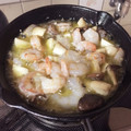 hina_mam's cooksnap of when they made ニトスキで簡単アヒージョ☆海老きのこ.