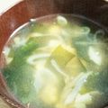 みずたま1616's cooksnap of when they made わかめとコーンの韓国風スープ.