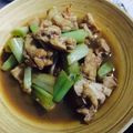 kaokaofood's cooksnap of when they made 簡単！麺つゆでねぎチキン炒め.