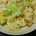 ♡フェミ♡'s cooksnap of when they made ツナ缶でレタスチャーハン.