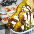 まぶたん's cooksnap of when they made かぼちゃと豆腐のお好み焼き風.