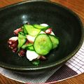 maipppe's cooksnap of when they made 健康第一☆さっぱりタコとキュウリの酢の物.