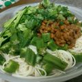 donuts★'s cooksnap of when they made ねばねば！！　オクラ納豆の素麺.