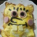 カエたん's cooksnap of when they made ■□スポンジボブのオムライス□■.