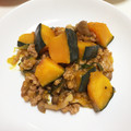 きえこ's cooksnap of when they made ☆簡単♪カボチャと豚挽き肉の甘辛煮☆.