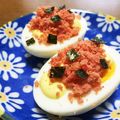 YUKIKI☆'s cooksnap of when they made 美味しいよ♫ゆで卵＋明太子＋マヨ.
