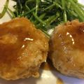 ＊みぃた1221＊'s cooksnap of when they made シャキッと★もやしつくねバーグ.