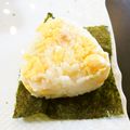 スタイリッシュママ's cooksnap of when they made 梅昆布茶といりたまごのおにぎり♬.