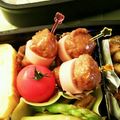 ﾁｲﾁｬﾝﾏﾏ's cooksnap of when they made お弁当にピンクのミートボールサンド.