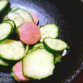 Sac’HiNa's cooksnap of when they made ■ハムときゅうりの酢の物・おおば風味■.