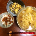 ゆっずぽん's cooksnap of when they made 冬瓜と茗荷と油揚げの煮物.
