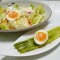 ちー（・＿・）'s cooksnap of when they made アスパラの半熟卵のせ.