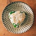 まめまめえんど's cooksnap of when they made カリカリ梅としらすと大葉の玄米おにぎり～.
