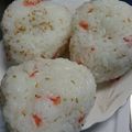 めい48's cooksnap of when they made 我が家のおむすび①桜海老の胡麻にぎり.