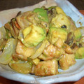 jamaican's cooksnap of when they made アボカドときのこのオイマヨ炒め.
