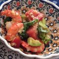 tomomo0416's cooksnap of when they made アボ・トマ・エビのエスニックサラダ.
