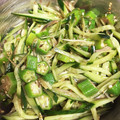 ぶちもに's cooksnap of when they made 簡単すぎる☆茗荷とオクラが抜群★和え物.