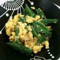 ★なぁー★'s cooksnap of when they made ささげと炒り卵和え.