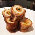 yurui's cooksnap of when they made キムチ〜ちくわの豚バラ巻き☆.