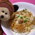 さるちゃんばなな's cooksnap of when they made 【ピリ辛】親子丼.