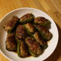 ひろひなり's cooksnap of when they made ピーマンの肉詰め☆照り焼き.
