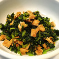 chiha20's cooksnap of when they made 大根の葉と油揚げの甘辛炒め.