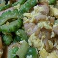 viviouji's cooksnap of when they made 鶏むね肉とゴーヤの塩糀漬け焼き.