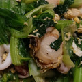 hamanny's cooksnap of when they made ◆短時間１０分　海鮮とレタスの卵白炒め◆.