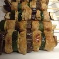 やまやまみみ's cooksnap of when they made コリコリ軟骨入り鶏つくねと夏野菜の串焼き.