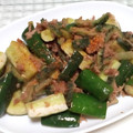 さーパパ's cooksnap of when they made きゅうりとゴーヤのシーチキン炒め.