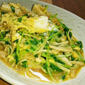 hukuboon's cooksnap of when they made だしの素で簡単！豆苗とえのきの卵炒め.