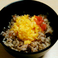 kurouneko's cooksnap of when they made さんま蒲焼缶詰と梅干しで炊き込みご飯.